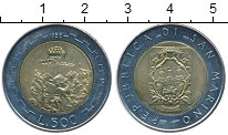 монета - сан-марино 500 лир - подробная информация фото 1