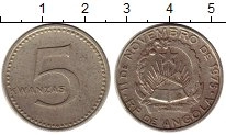 монета - ангола 5 кванза - подробная информация фото 1