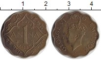 монета - индия 1 анна - подробная информация фото 1