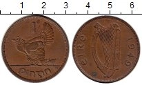монета - ирландия 1 пенни - подробная информация фото 1