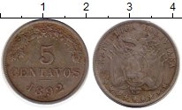 монета - боливия 5 сентаво - подробная информация фото 1