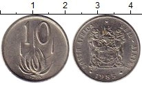 монета - юар 10 центов - подробная информация фото 1