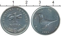 монета - хорватия 1 куна - подробная информация фото 1