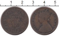 монета - индия 1/4 анны - подробная информация фото 1