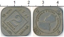 монета - индия 2 анны - подробная информация фото 1