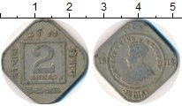 монета - индия 2 анны - подробная информация фото 1