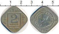 монета - индия 2 анны - подробная информация фото 1