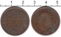монета - индия 1/4 анны - подробная информация фото 1