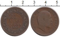 монета - индия 1/4 анны - подробная информация фото 1