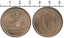 монета - ирландия 1 пенни - подробная информация фото 1