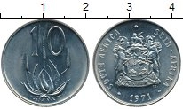 монета - юар 10 центов - подробная информация фото 1
