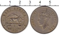 монета - восточная африка 1 шиллинг - подробная информация фото 1