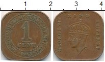 монета - малайя 1 цент - подробная информация фото 1