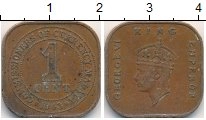 монета - малайя 1 цент - подробная информация фото 1