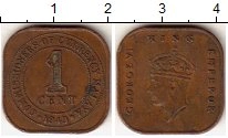 монета - малайя 1 цент - подробная информация фото 1