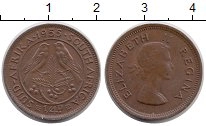 монета - юар 1/4 пенни - подробная информация фото 1