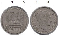 монета - алжир 20 франков - подробная информация фото 1