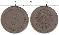 монета - германия 5 пфеннигов - подробная информация фото 1