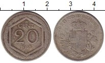 монета - италия 20 сентесим - подробная информация фото 1