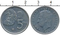 монета - испания 5 песет - подробная информация фото 1
