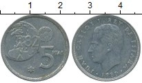 монета - испания 5 песет - подробная информация фото 1