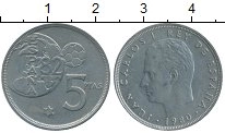 монета - испания 5 песет - подробная информация фото 1