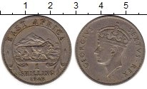 монета - восточная африка 1 шиллинг - подробная информация фото 1
