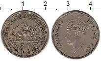 монета - восточная африка 50 центов - подробная информация фото 1