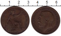 монета - великобритания 1 пенни - подробная информация фото 1