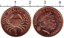 монета - гернси 1 пенни - подробная информация фото 1