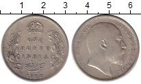 монета - индия 1 рупия - подробная информация фото 1