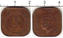 монета - малайя 1 цент - подробная информация фото 1
