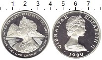 монета - гибралтар 1 крона - подробная информация фото 1