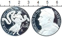монета - ватикан 5 евро - подробная информация фото 1