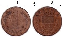 монета - латвия 1 сантим - подробная информация фото 1