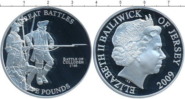 Картинка Монеты Остров Джерси 5 фунтов Серебро 2009 фото 21.