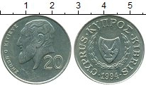 монета - кипр 20 центов - подробная информация фото 1