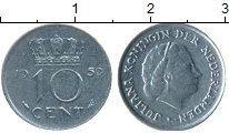 монета - нидерланды 10 центов - подробная информация фото 1