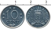 монета - антильские острова 10 центов - подробная информация фото 1
