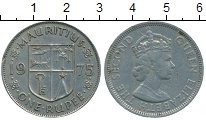 монета - маврикий 1 рупия - подробная информация фото 1