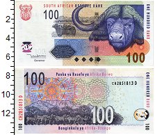 Банкнота ЮАР 100 рандов 2005 XF+