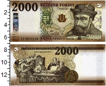 банкнота(бона) - венгрия 2.000 форинтов - подробная информация фото 1