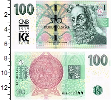 банкнота(бона) - чехия 100 крон - подробная информация фото 1