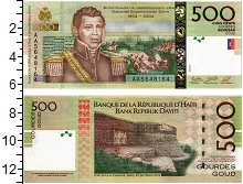 банкнота(бона) - гаити 500 гурдес - подробная информация фото 1
