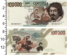 банкнота(бона) - италия 100.000 лир - подробная информация фото 1