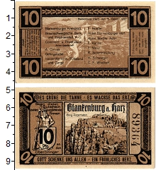 банкнота(бона) - германия : нотгельды 10 пфеннигов - подробная информация фото 1