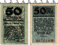 банкнота(бона) - германия : нотгельды 50 пфеннигов - подробная информация фото 1