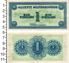 банкнота(бона) - австрия 1 шиллинг - подробная информация фото 1