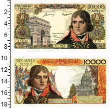 банкнота(бона) - франция 10000 франков - подробная информация фото 1