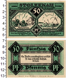 банкнота(бона) - германия : нотгельды 50 пфеннигов - подробная информация фото 1